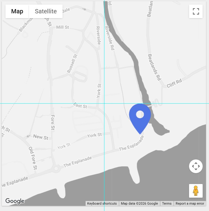 Sidmouth Google MAp Location